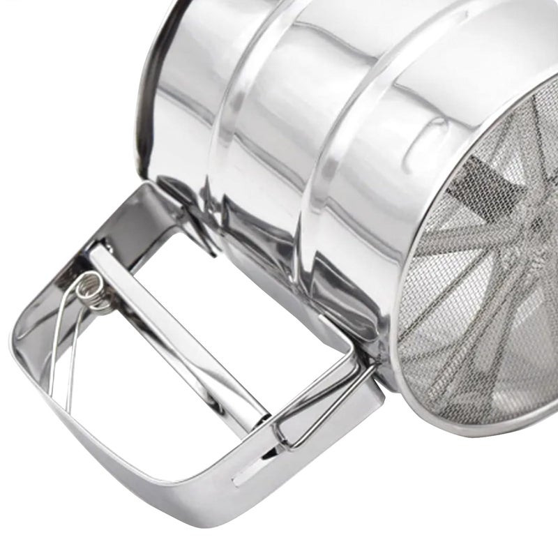 Home Basics Stainless Steel Flour Sifter,Silver - Image 5